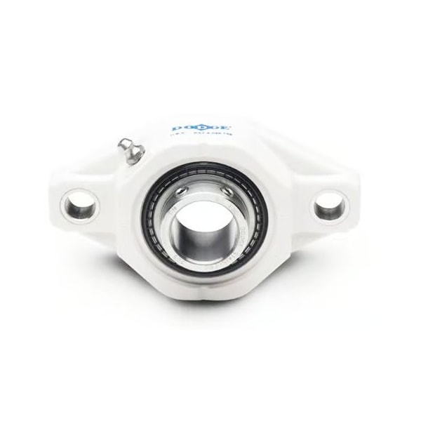 E-Z Kleen Mounted Bearing, SCEZ Normal Duty, 2-Bolt Flange F2B-SCEZ-25M-PCR